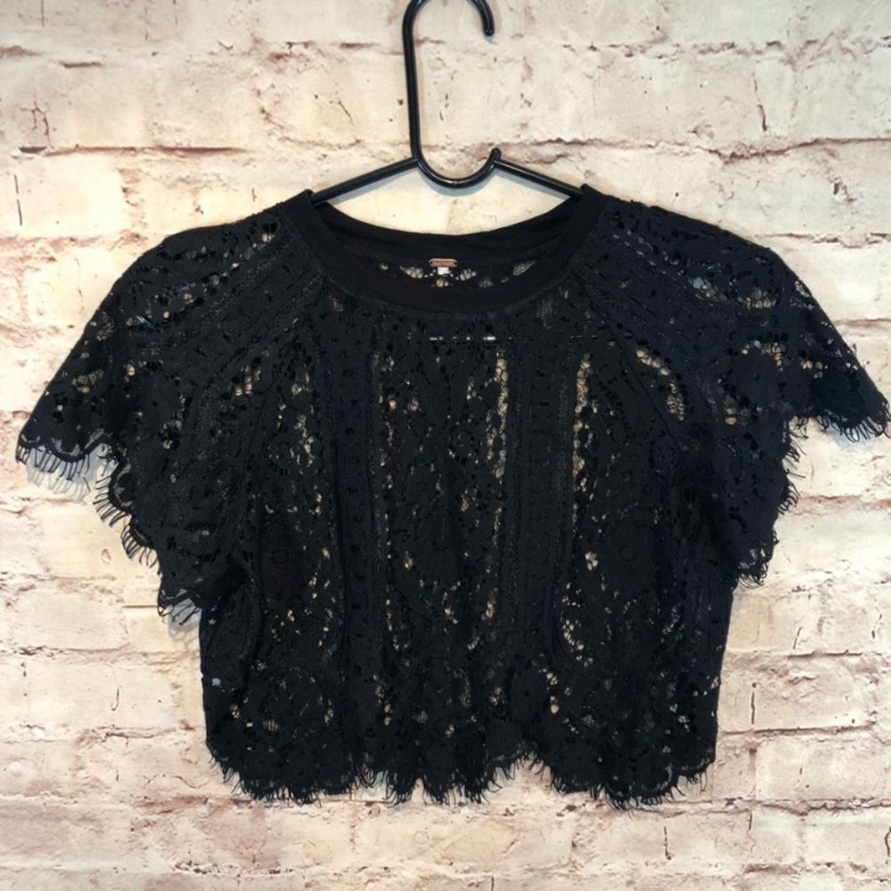 Free People Lace Crop Top